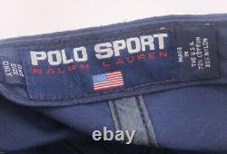 Vintage 90s 1996 Yacht Polo Sport Ralph Lauren Challenge 6 Panel Navy Hat 12 M