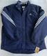 Vintage Adidas Jacket Mens Size Xl Navy Quilted Trefoil 3 Stripes Full Zip Nwt