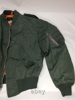 Vintage Avirex MA-1 Men's Small US Navy Air Wing Genuine Fighter Pilot's Jacket