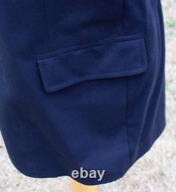 Vintage Brooks Brothers 46L Reg 100% Wool Navy Blazer Gold Buttons Made in USA