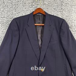 Vintage Burberrys Jacket Mens 44/46 Navy Blazer Sports Wool Anchor Buttons USA