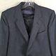 Vintage Christian Dior Suit Mens 40 Navy Blue Pinstriped 3 Piece Wool Usa Made