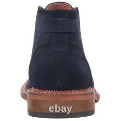 Vintage Foundry Co. Mens Navy Suede Chukka Boots Shoes 10 Medium (D) BHFO 3116