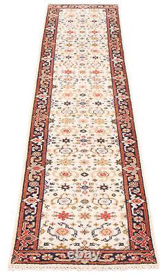 Vintage Hand-Knotted Area Rug 2'6 x 11'8 Traditional Wool Carpet