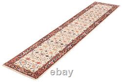 Vintage Hand-Knotted Area Rug 2'6 x 11'8 Traditional Wool Carpet