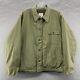 Vintage Military Deck A-2 Jacket Mens Xl Green Cold Weather Permeable Navy Coat