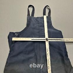Vintage Navy Overalls Mens Medium Blue Lined Pants NXs-15097 Department