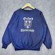 Vintage Oxford University Sweatshirt Mens Xl Navy Spell Out 60s College Script