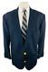 Vintage Palm Beach Mens 50r Navy Blue Gold Button Blazer Sport Coat Suit Jacket