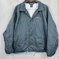 Vintage Patrick Henry Jacket US Navy Mens XL Submarine Windbreaker 2000 SSBN 599