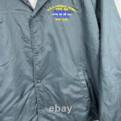 Vintage Patrick Henry Jacket US Navy Mens XL Submarine Windbreaker 2000 SSBN 599