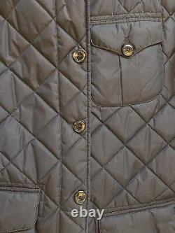 Vintage Polo By Ralph Lauren Quilted Sport Jacket Navy Men's Sz L Surgeon Cuffs