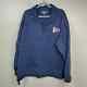 Vintage Polo Ralph Lauren Collared Sweatshirt Mens 4xb Navy Blue Flag Emblem Vtg