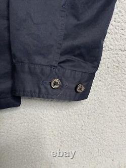 Vintage Polo Ralph Lauren Jacket Navy Blue Mens XXL Western Corduroy Trim