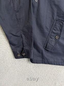 Vintage Polo Ralph Lauren Jacket Navy Blue Mens XXL Western Corduroy Trim