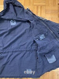 Vintage Polo Ralph Lauren PRL 67 Utility Jacket Size XL Navy Rope Strings RARE
