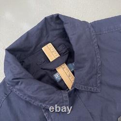 Vintage Polo Ralph Lauren US Military Navy USN Style Cotton Peacoat Jacket XL