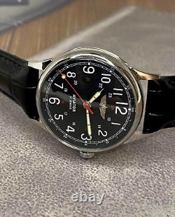 Vintage Raketa Watch Mechanical Aviator Wrist Russian Soviet USSR Military Rare