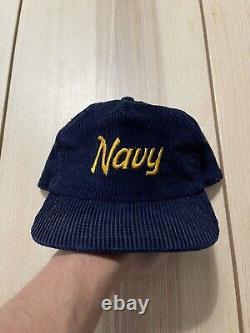 Vintage Sports Specialities Navy Academy The Cord Corduroy Hat