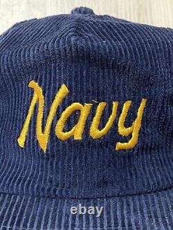 Vintage Sports Specialities Navy Academy The Cord Corduroy Hat