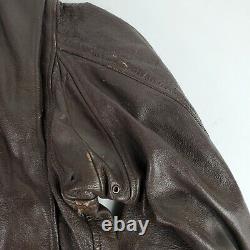 Vintage Star Sportswear US Navy Pilot Flight Leather Jacket G1 Mens