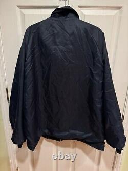 Vintage Swingster CVT-16 USS Lexington Jacket Men Size XL Navy Blue