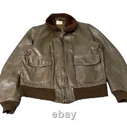 Vintage US NAVY G1 Leather FLIGHT JACKET