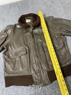 Vintage US NAVY G1 Leather FLIGHT JACKET