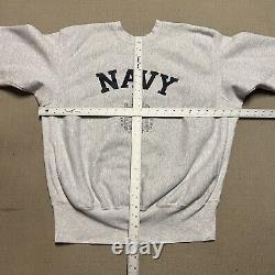 Vintage US Navy Crewneck Sweatshirt Mens XL Reverse Weave Style Not Champion