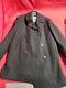 Vintage Us Navy Overcoat Usn Pea Coat Jacket Mens 42 L Black 8405-01-154-5794