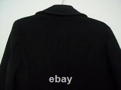 Vintage US Navy Pea Coat Mens 38R VIETNAM ERA 1967 KERSEY WOOL #1494
