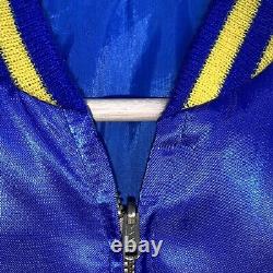 Vintage US Navy West Pac 87-88 Souvenir Blue Jacket Embroidered Size Medium