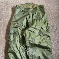 Vintage USN Pants Mens Small Trousers Extreme Cold Weather Impermeable Deck