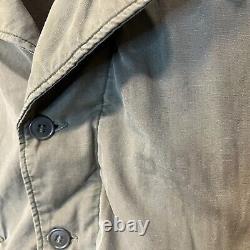 Vintage Ww2 USN N4 deck jacket Size Small Stencil Great Condition Conmar Zip