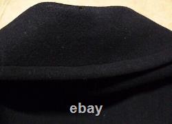 Vtg USN Kersey Black Wool Coat Peacoat Men's 40 R Vietnam DSA 100-67 Excellent