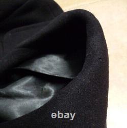 Vtg USN Kersey Black Wool Coat Peacoat Men's 40 R Vietnam DSA 100-67 Excellent