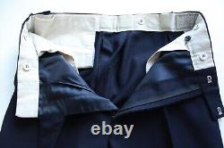 Wow! VTG Bertie Wooster UK Made Navy 3 Piece Dual Vent Hacking Suit Sz 41